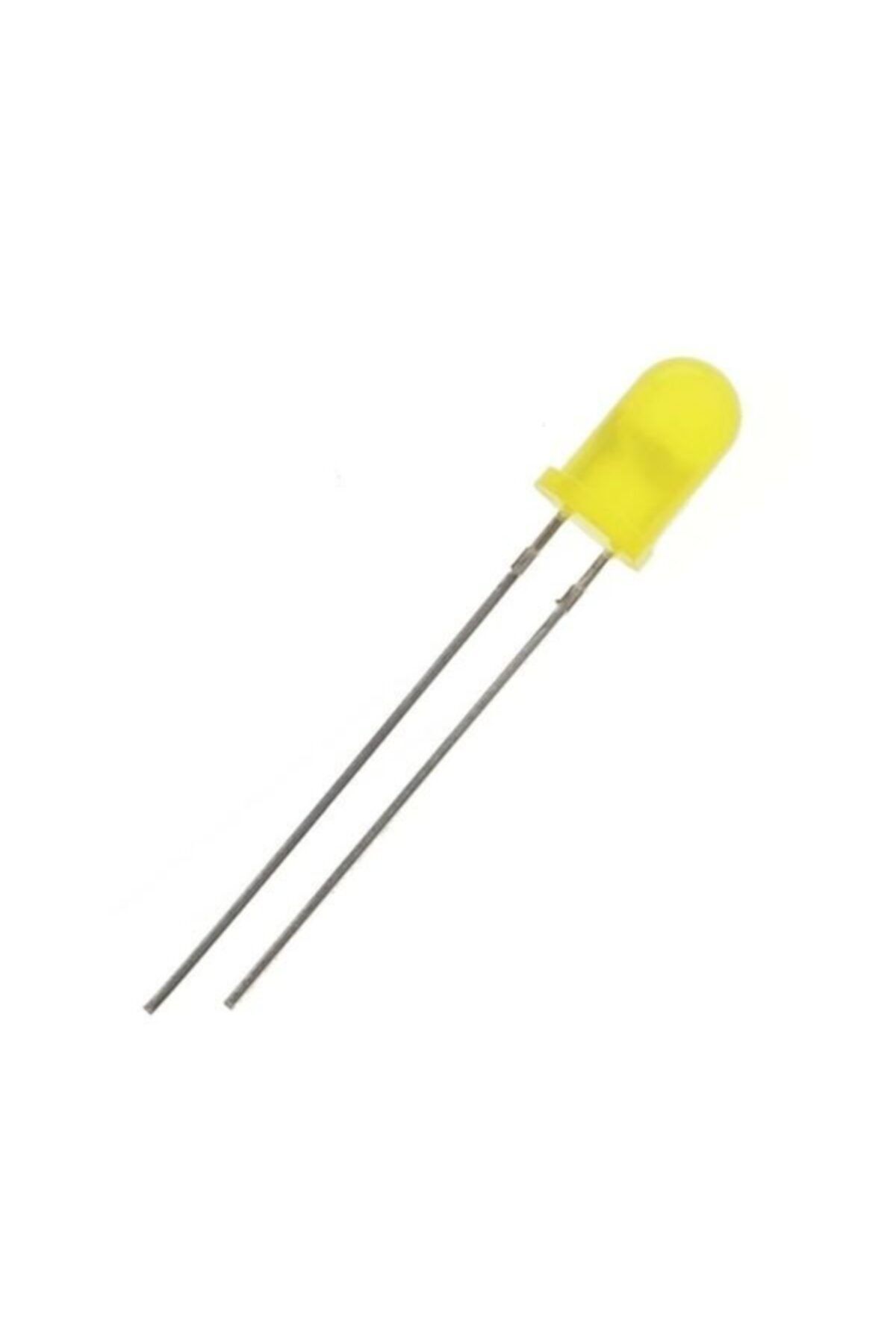 chester 50 Adet Sarı 5mm Mantar Led