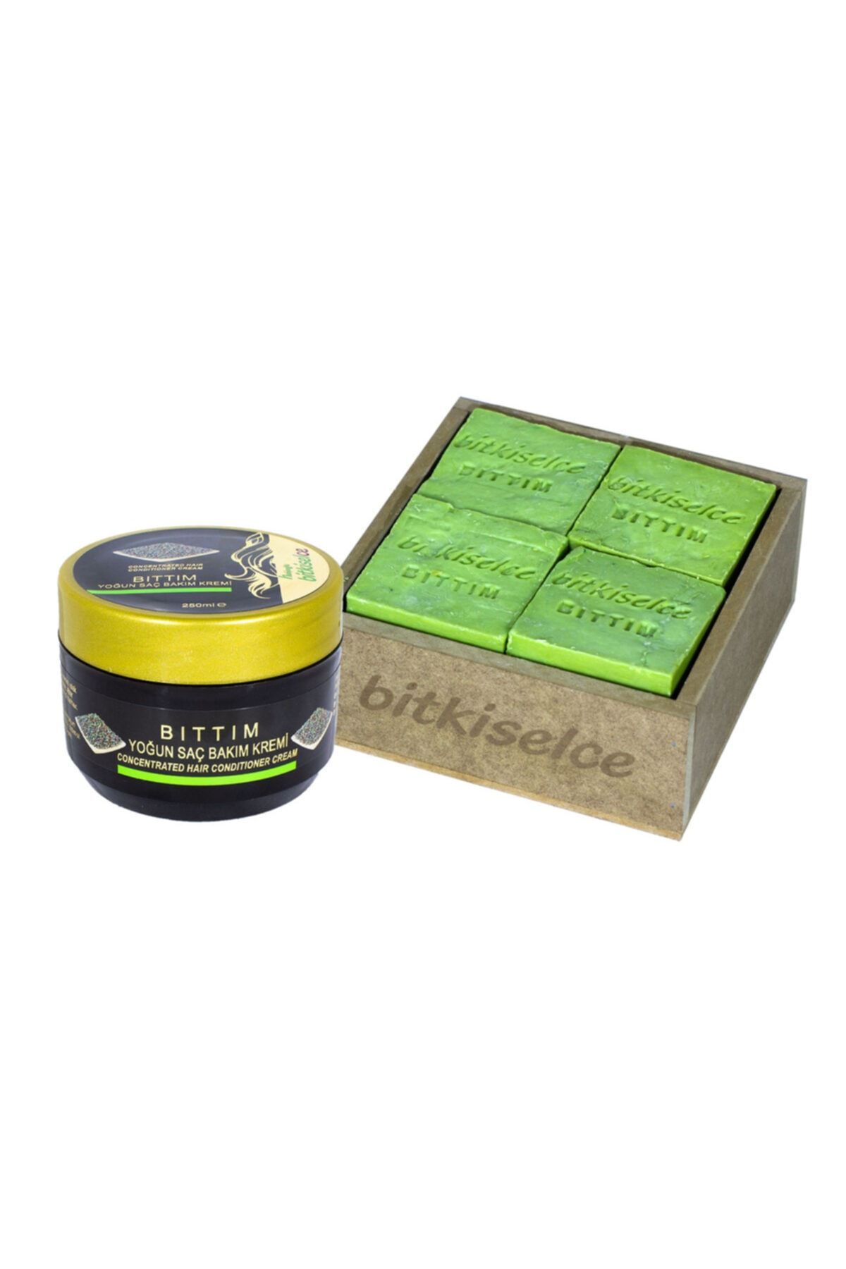bitkiselce Siirt Bıttım Sabunu 1 Kg. & Siirt Bıttım Saç Bakım Kremi