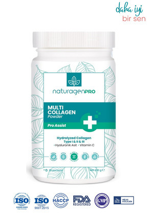 Pro Kolajen Powder 330gr Tip 1-2-3 Limon Aromalı Hyaluronik Asit Ve C Vitaminli Image 0