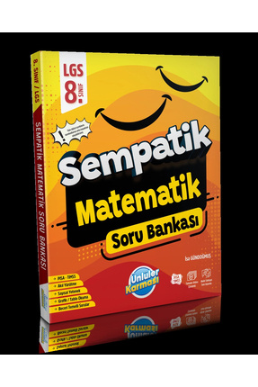 ÜNLÜLER KARMASI 8. SINIF SEMPATİK MATEMATİK SORU BANKASI Image 0