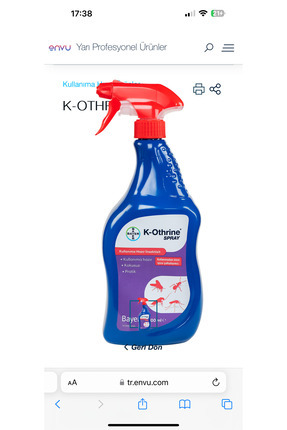 K-Othrine Böcek İlacı 500 ml Image 0