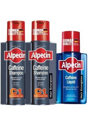Alpecin C1 Kafein Içeren Dökülme Karşıtı Şampuan X2 Adet Kafein Içeren Dökülme Karşıtı Saç Losyonu Image 0
