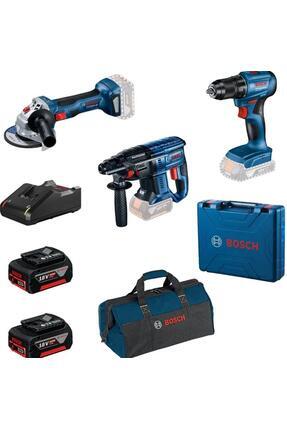 Professional Gsr 185-LI + Gws 180-LI + Gbh 180-LI 2X4.0AH Akülü Kombo Kit - 0615990N1Y Image 0