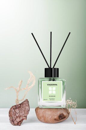 Kare Şişe Hamam Esansı Bambu Çubuklu Oda Kokusu 100 ml Image 0