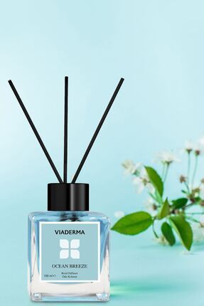 Kare Şişe Okyanus Esintesi Bambu Çubuklu  Oda Kokusu 100 ml Image 0