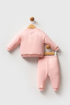 U.S. Polo Assn Kız Bebek Açık Pembe Bebek Takımları Image 3