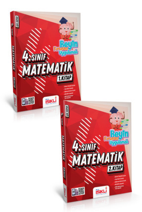 Beyin Fırtınası Uygulamalı 4.Sınıf Matematik Soru Bankası 1.Kitap ve 2.Kitap 2026 Image 0