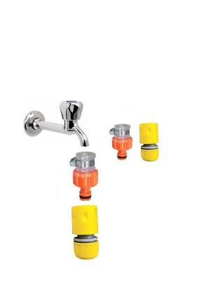 Kelepçeli Otomatik Wc çesme Musluk Bağlantısı + Otomatik Bağlantı aparatı Image 1