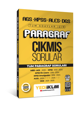 2026 AGS KPSS ALES DGS Tüm Adaylar İçin Paragraf Tamamı PDF Çözümlü Çıkmış Sorular Image 0