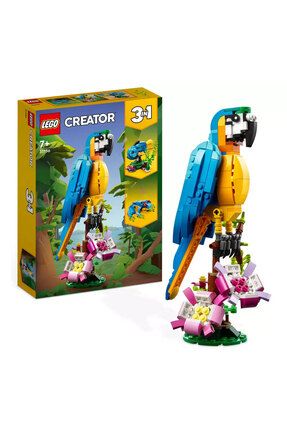 ® Creator Egzotik Papağan 31136 - 7+ Yaratıcı Oyuncak Yapım Seti (253 Parça) Image 0