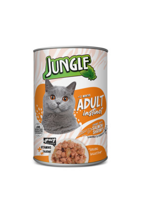 Somonlu Karidesli Konserve Kedi Maması 415 gr Image 0