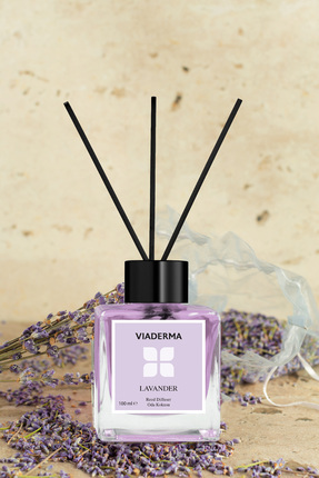 Lavanta Aromalı Bambu Çubuklu Oda Kokusu 100 ml - Doğal, Ferah ve Uzun Süreli Koku Image 0
