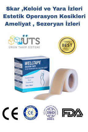 Soft Silikon Bant - Ameliyat Izi Giderici - Sezaryen - Yanık - Estetik 2cm X 1,5mt Image 0