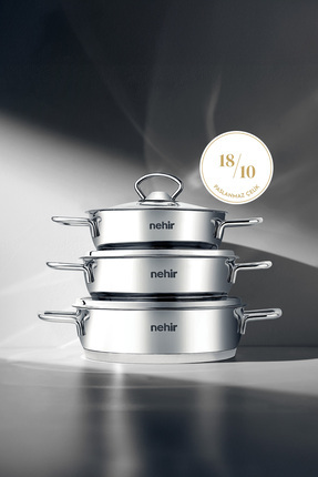 SILVER CELİK 6 PARÇA SAHAN SETI Image 0