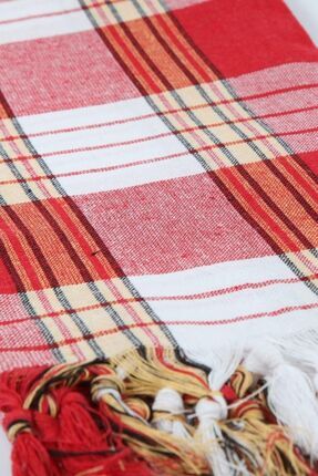 Klasik Hamam Peştamalı, %100 Pamuk, 80x180 Cm.-kırmızı Image 0