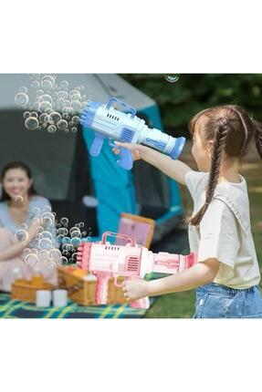 Bubble Gun Bazooka Köpük Savar Baloncuk Makinası Dev Boy 32 Delikli Image 0