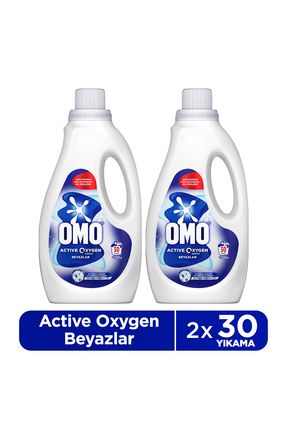 Active Oksijen Etkisi Beyazlar İçin Sıvı Deterjan 1500 ml x2 Image 0