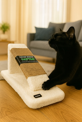 Lüks Kedi Tırmalama Tahtası Velsoft Kumaş Tırmalama Image 0