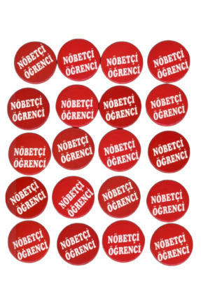 Öğrenci Motivasyon Rozeti (NÖBETÇİ ÖĞRENCİ) - 20 Adet Image 0