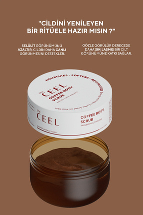 Selülit Karşıtı, Sıkılaştırıcı Etkili, Batık Gidermeye Yardımcı Kahve Özlü Vücut Peelingi 275 Gr Image 1