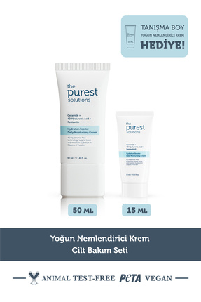 Yoğun Nemlendirici Krem Cilt Bakım Seti: 50 ml + 15 ml Tanışma Boy Image 0