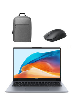 MateBook D14 2024 Intel Core i5-12450H 16GB 512GB W11 LAPTOP+MOUSE+ÇANTA (HUAWEİ TÜRKİYE GARANTİLİ) Image 0