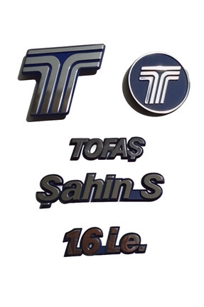 Tofaş Şahin S 1.6 i.e Panjur & Bagaj Arma ve Yazı Seti Image 0
