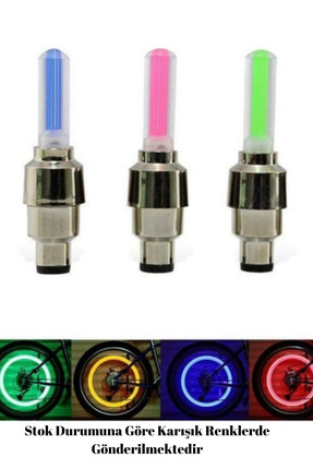 1 Çift Led Işıklı Hareket Sensörlü Mavi Işıklı Bisiklet Araba Motor Sibop Kapağı Lambası Image 0