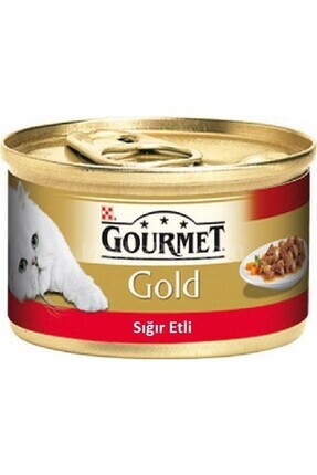 Purina Gourmet Gold Sığır Etli Soslu Kedi Konserve Mama 85Gr Image 0