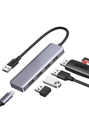 Ugreen 4 Portlu USB 3.0 Hub USB Çoklayıcı Adaptör Image 0
