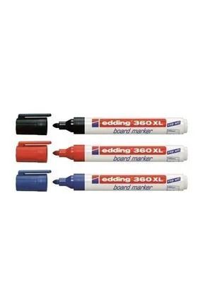 360 XL Doldurulabilir Tahta Kalemi 3'lü Set (Kırmızı - Mavi - Siyah) Image 0