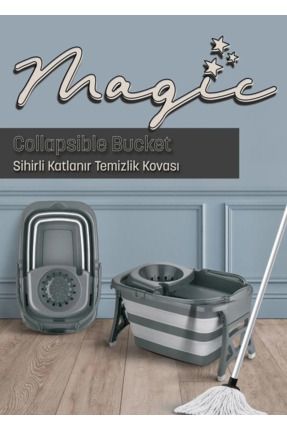 Katlanır Temizlik Kovası Mop 20 Litre Katlanır Mop Image 0