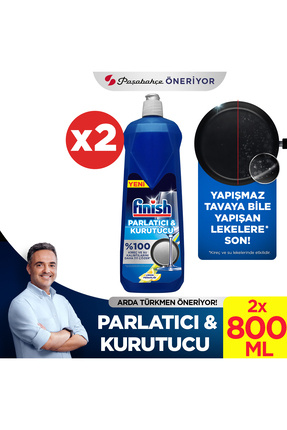 Bulaşık Makinesi  Parlatıcı & Kurutucu   Sıvı Limonlu 1600 ml (800 ml x 2'li) Image 0