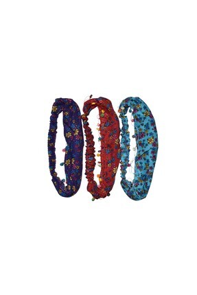 Lastikli Boncuklu Bandana 3 LÜ Set Image 4