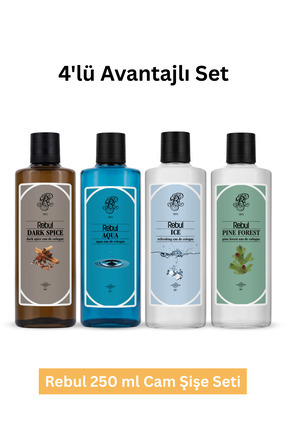 Kolonya Aqua 250 ml Dark Spıce 250 ml Ice 250 ml Pıne 250 ml Image 0