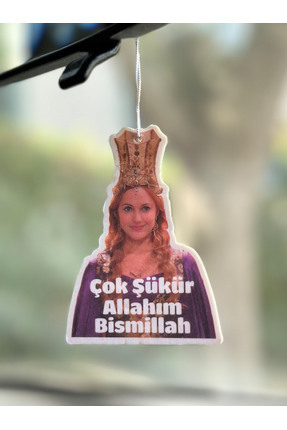 Hürrem Sultan Tasarımlı Dekoratif Oto Araç Kokusu Ve Aksesuarı (SÜTLÜ VANİLYA ESANSLI) Image 0