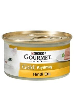 Purina Gourmet Gold Kıyılmış Hindili Kedi Konservesi 85G (6 Al 5 Öde) Image 0