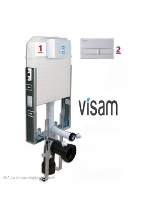 Wisam gömme rezervuar slim 80 Image 0