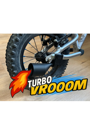 BİSİKLET EGZOZU TURBO SES ÇIKARAN MODEL ÖZEL TASARIM Image 0