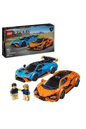 Speed Champions Lamborghini Revuelto & Huracán STO 77238 - 10 Yaş ve Üzeri Çocuklar iç Image 0