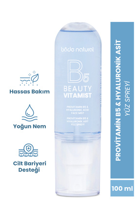 Vitamist Provitamin B5 & Hyaluronik Asit Yüz Spreyi 100 ml Image 0