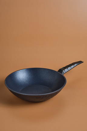 BioDiamond Antibakteriyel Kulp İndüksiyon Tabanlı Wok Tava 28 cm 2,9 Lt Image 0