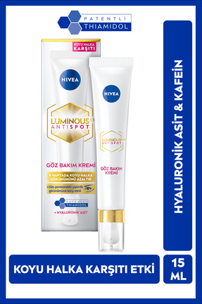 Luminous630 Koyu Halka Karşıtı Göz Bakım Kremi 15ml,Aydınlık Göz Altı,Hyaluronik Asit,Thiamidol Image 0