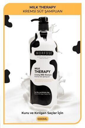 Milk Therapy Şampuan 1000 ml - Süt Proteinli, Onarıcı, Besleyici Etki Image 0