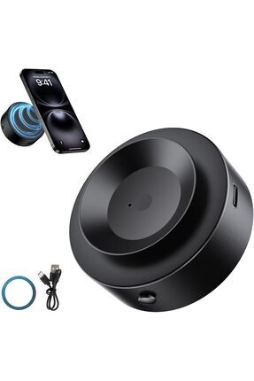Otomatik Vantuzlu Direksiyon Torpido Konsol Ekran Mıknatıslı Metal Araç İçi Telefon Tutucu C155 Image 0