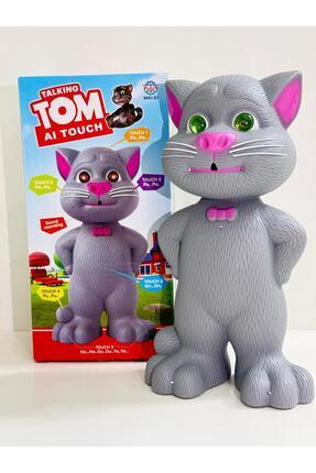 Tom kedi konuşan kedi ses kaydeden müzikli ışıklı 23cm ses tekrarlayan konuşan Image 0