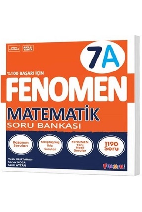 7. Sınıf Matematik A Fenomen Soru Bankası Fenomen Yayınları Image 0