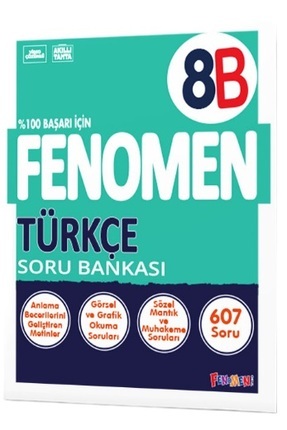 Fenomen Okul 2024 8. Sınıf Türkçe B İleri Düzey Soru Bankası Image 0