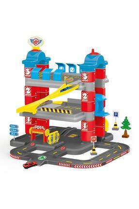 5158 Eğitici Ögretici 3 Katlı Otopark Ve Yarış Yol Seti Image 0