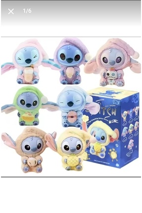 Stitch Koala Sürpriz Paket Orjinal Qr Peluş Oyuncak Image 0